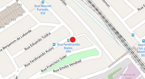 Mapa da localização