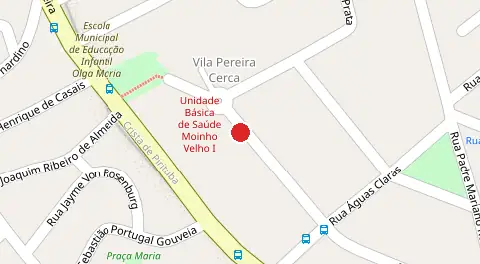Mapa da localização