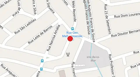 Mapa da localização