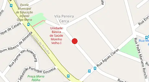 Mapa da localização