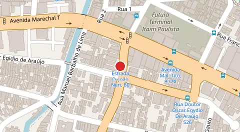 Mapa da localização