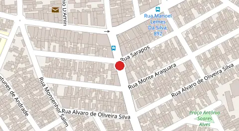 Mapa da localização