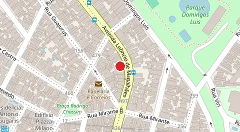 Mapa da localização