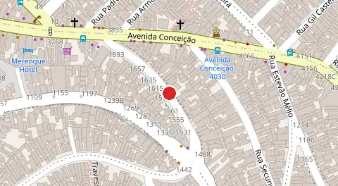 Mapa da localização