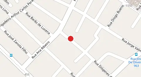 Mapa da localização