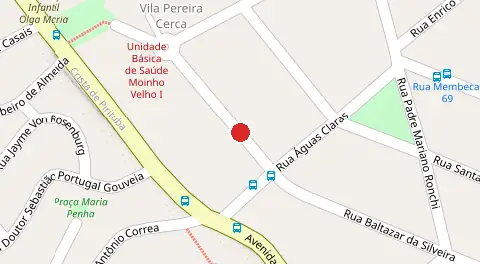 Mapa da localização