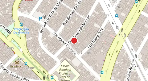Mapa da localização