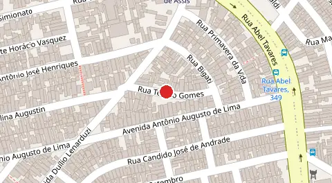 Mapa da localização