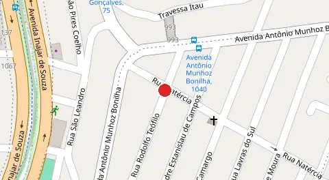 Mapa da localização
