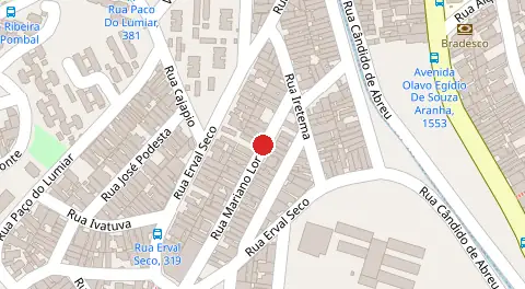 Mapa da localização