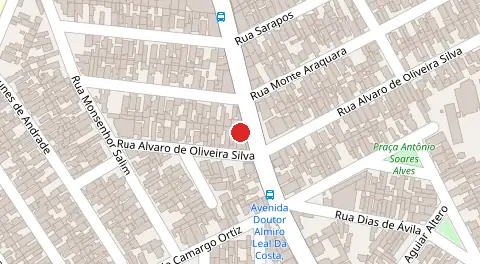 Mapa da localização