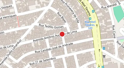 Mapa da localização