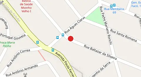 Mapa da localização