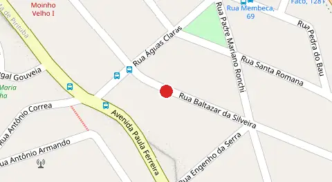 Mapa da localização