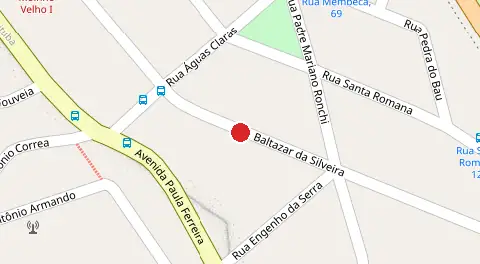 Mapa da localização
