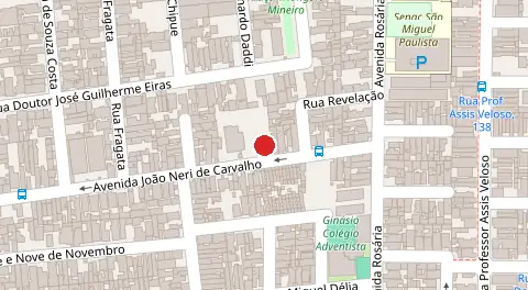 Mapa da localização