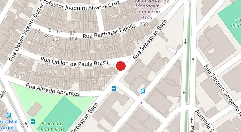 Mapa da localização