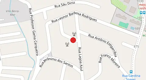 Mapa da localização