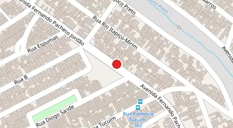 Mapa da localização