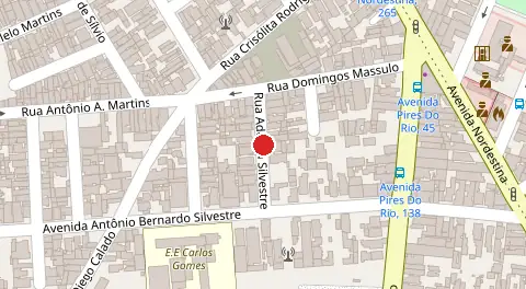 Mapa da localização