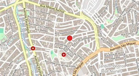 Mapa de Ermelino Matarazo