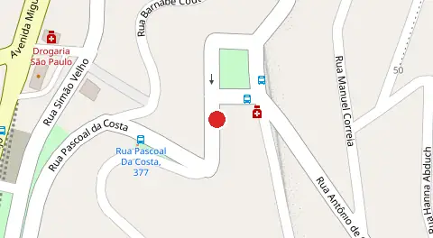 Mapa da localização