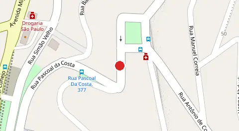 Mapa da localização