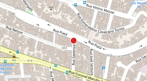 Mapa da localização