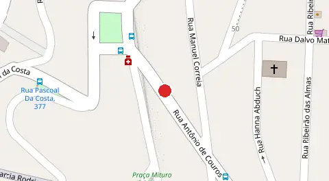 Mapa da localização