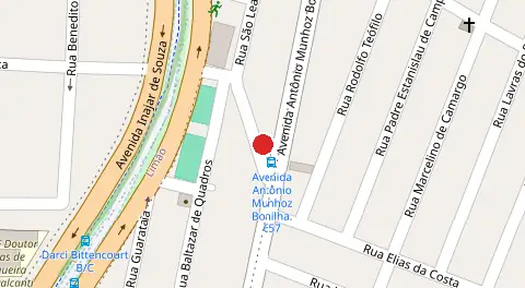 Mapa da localização