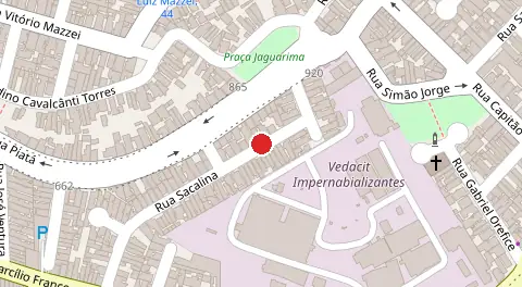 Mapa da localização