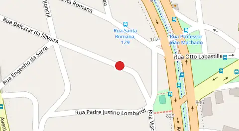 Mapa da localização