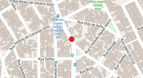 Mapa da localização