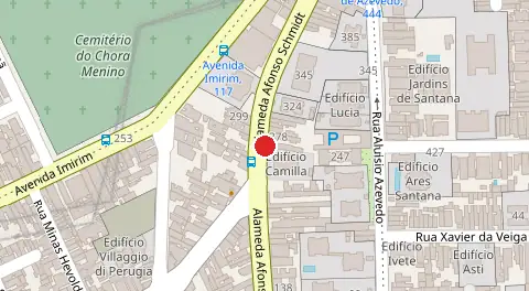 Mapa da localização