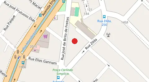 Mapa da localização
