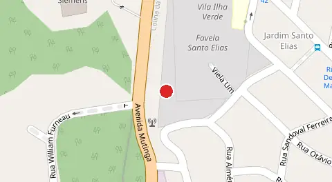 Mapa da localização