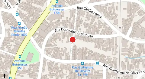 Mapa da localização