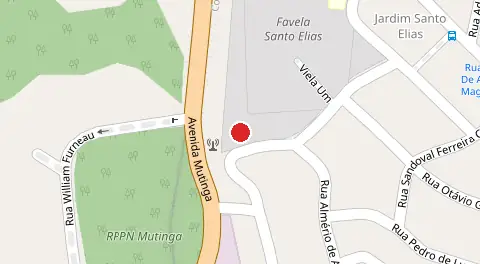Mapa da localização
