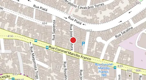 Mapa da localização