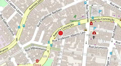 Mapa da localização