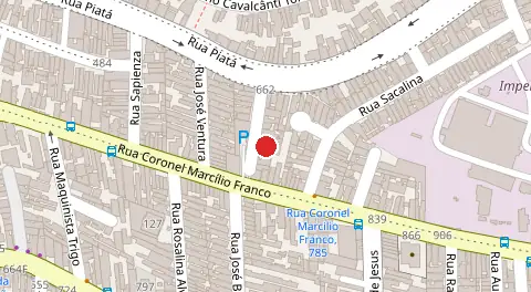 Mapa da localização