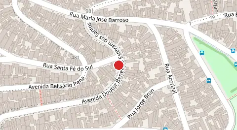 Mapa da localização