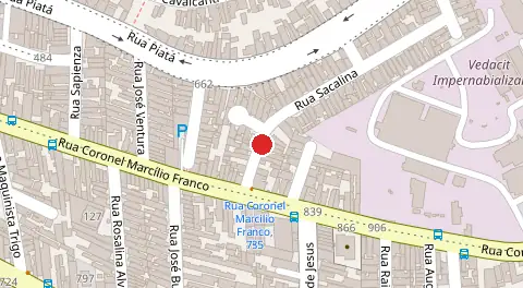 Mapa da localização