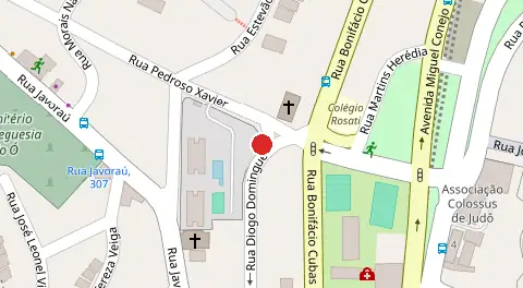 Mapa da localização