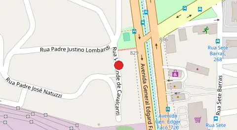 Mapa da localização
