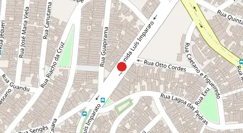 Mapa da localização