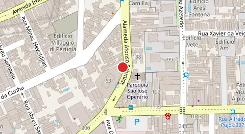 Mapa da localização