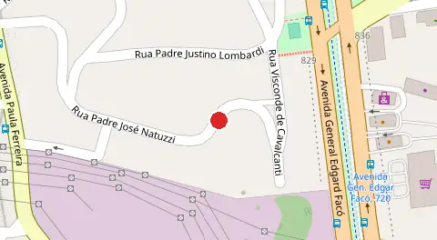 Mapa da localização