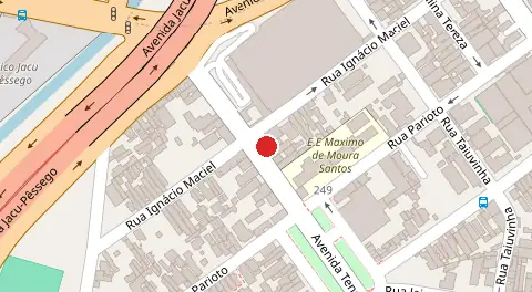 Mapa da localização
