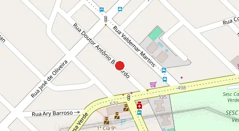 Mapa da localização